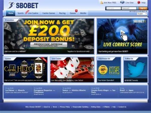 เว็บไซต์ Sbobet แทงบอลออนไลน์